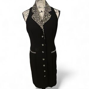 Dani Max Leopard Print Button Down Dress